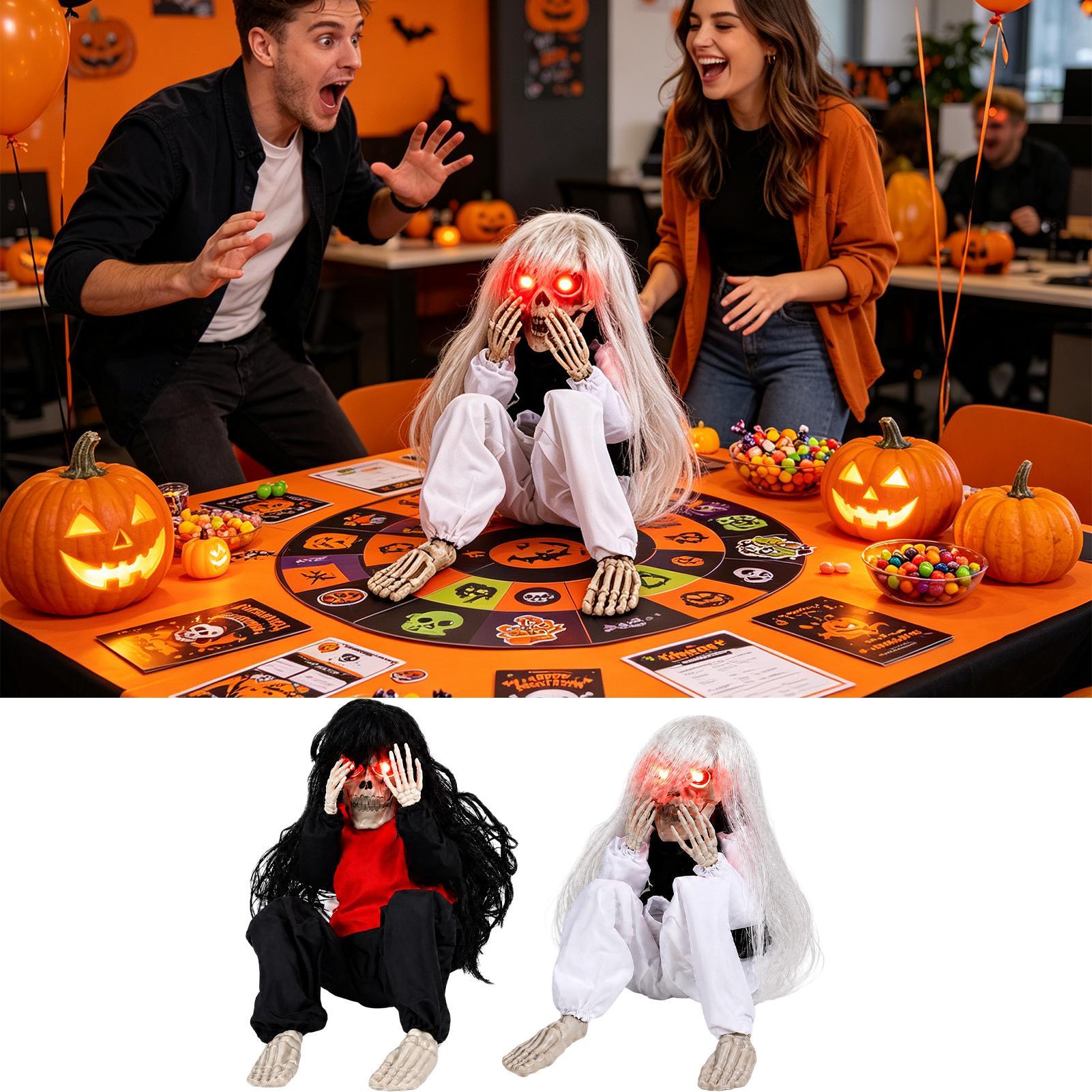 ของตกแต่งโครงกระดูกฮาโลวีน มีเ - Halloween Skeleton Decoration บทวิจารณ์และราคา