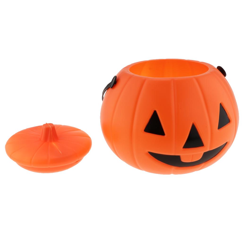 ถังใส่ขนมฮาโลวีน รูปฟักทอง ทำจ - Pumpkin Lantern Halloween บทวิจารณ์และราคา