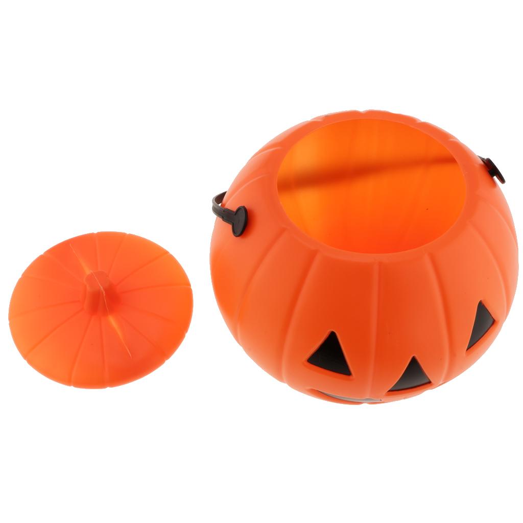 ถังใส่ขนมฮาโลวีน รูปฟักทอง ทำจ - Pumpkin Lantern Halloween บทวิจารณ์และราคา