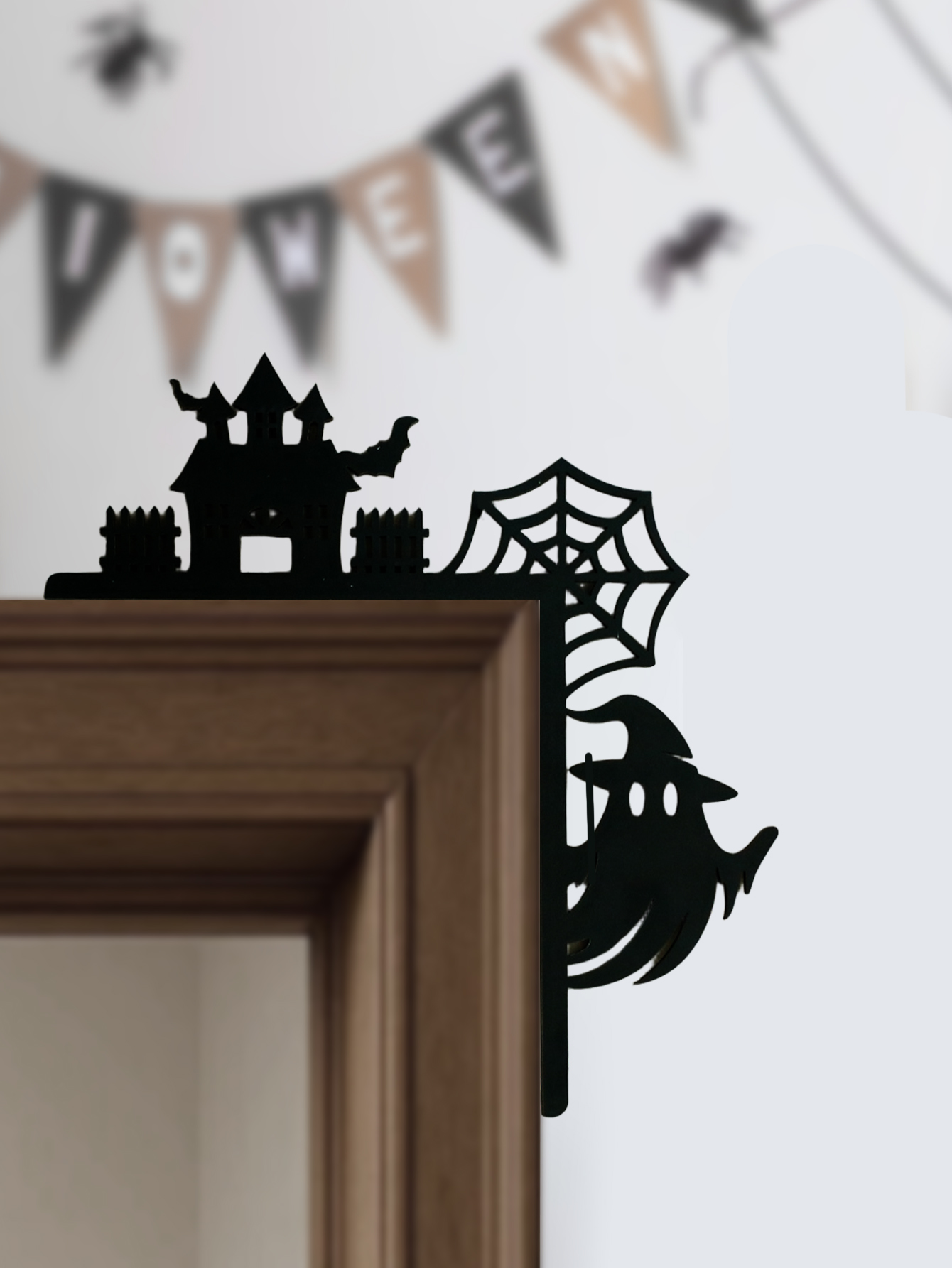 ของตกแต่งมุมประตูฮาโลวีนทำจากไ - Spider Web Halloween Decoration บทวิจารณ์และราคา