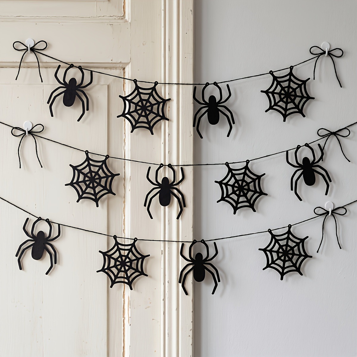 ชุดแบนเนอร์ใยแมงมุมฮาโลวีน 2 ช - Spider Web Halloween Decoration บทวิจารณ์และราคา