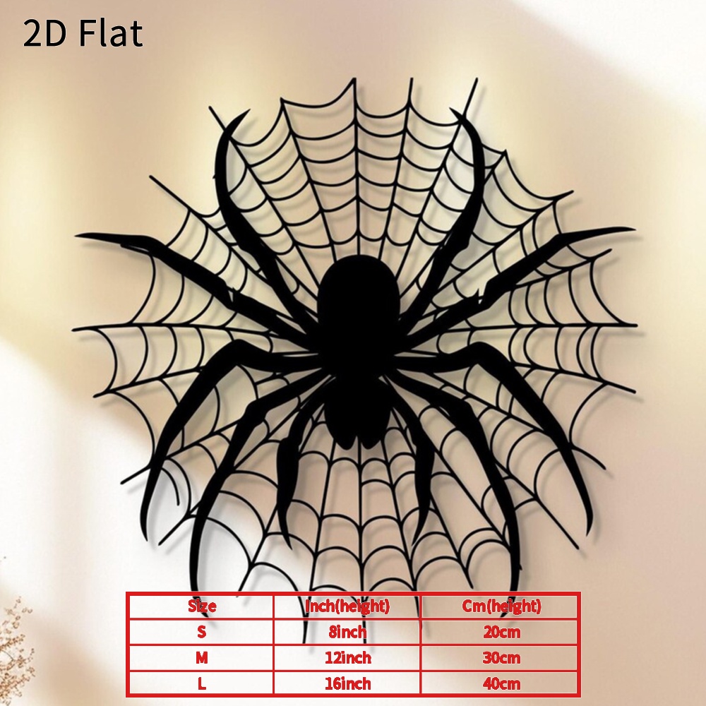 HELLOYOUNG งานศิลปะติดผนังลายแ - Spider Web Halloween Decoration บทวิจารณ์และราคา
