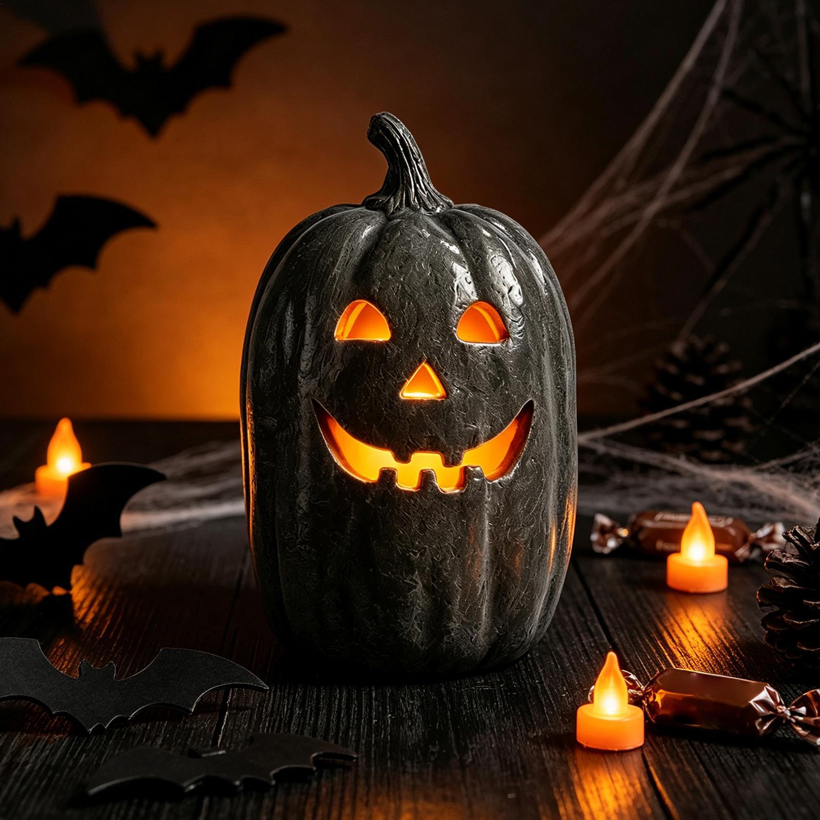 โคมไฟฟักทองฮาโลวีน โคมไฟฟักทอง - Pumpkin Lantern Halloween บทวิจารณ์และราคา