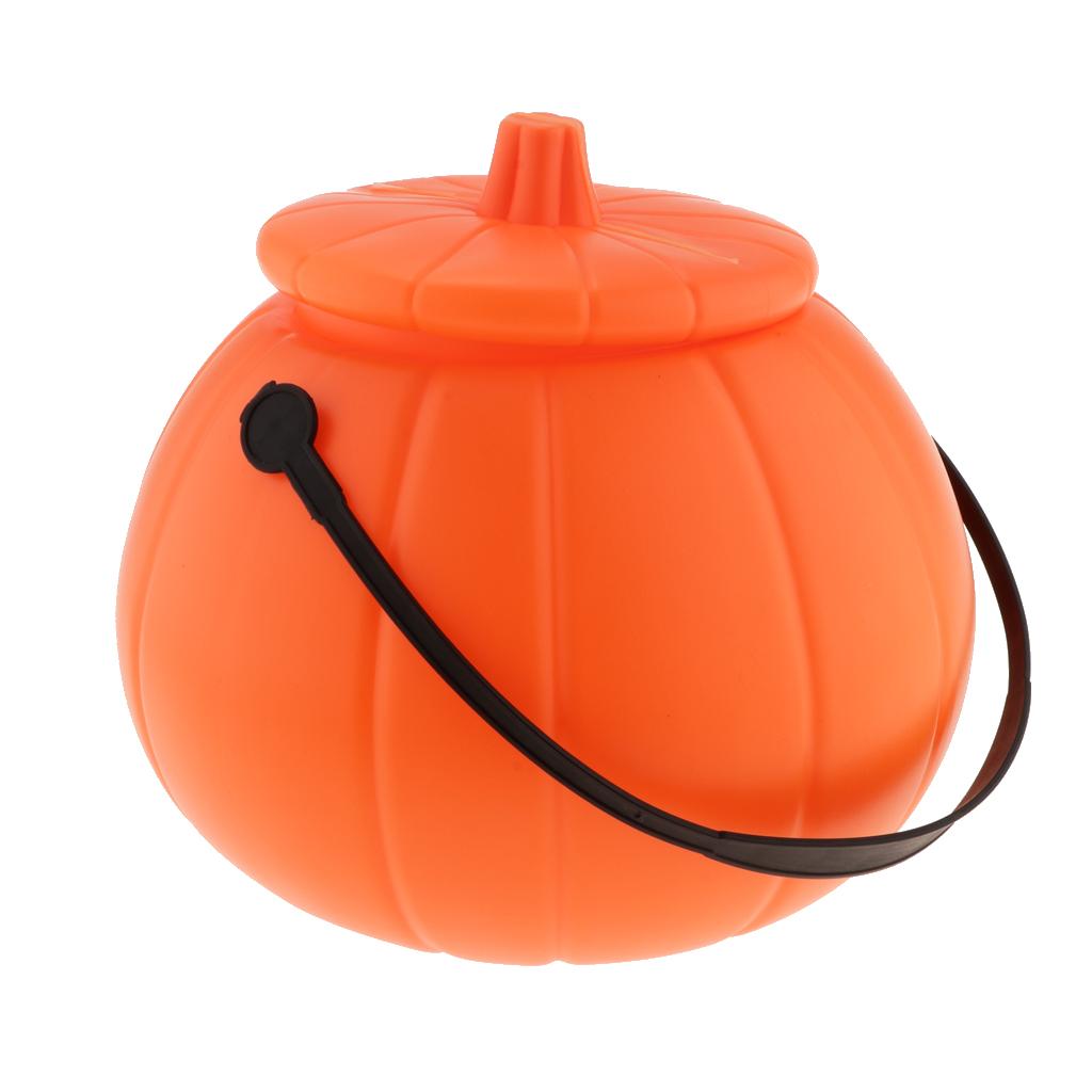 กระถางพลาสติกใส่ขนมรูปฟักทองฮา - Pumpkin Lantern Halloween บทวิจารณ์และราคา