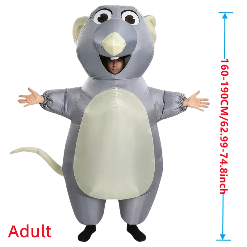 ชุดมาสคอตหนูสีเทาเป่าลมสำหรับผ - Halloween Costume Kids บทวิจารณ์และราคา