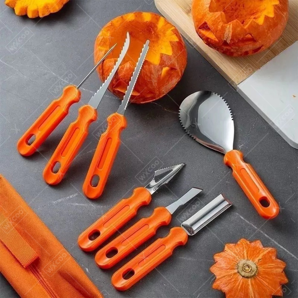 ชุดเครื่องมือแกะสลักฟักทองสำหร - Pumpkin Lantern Halloween บทวิจารณ์และราคา