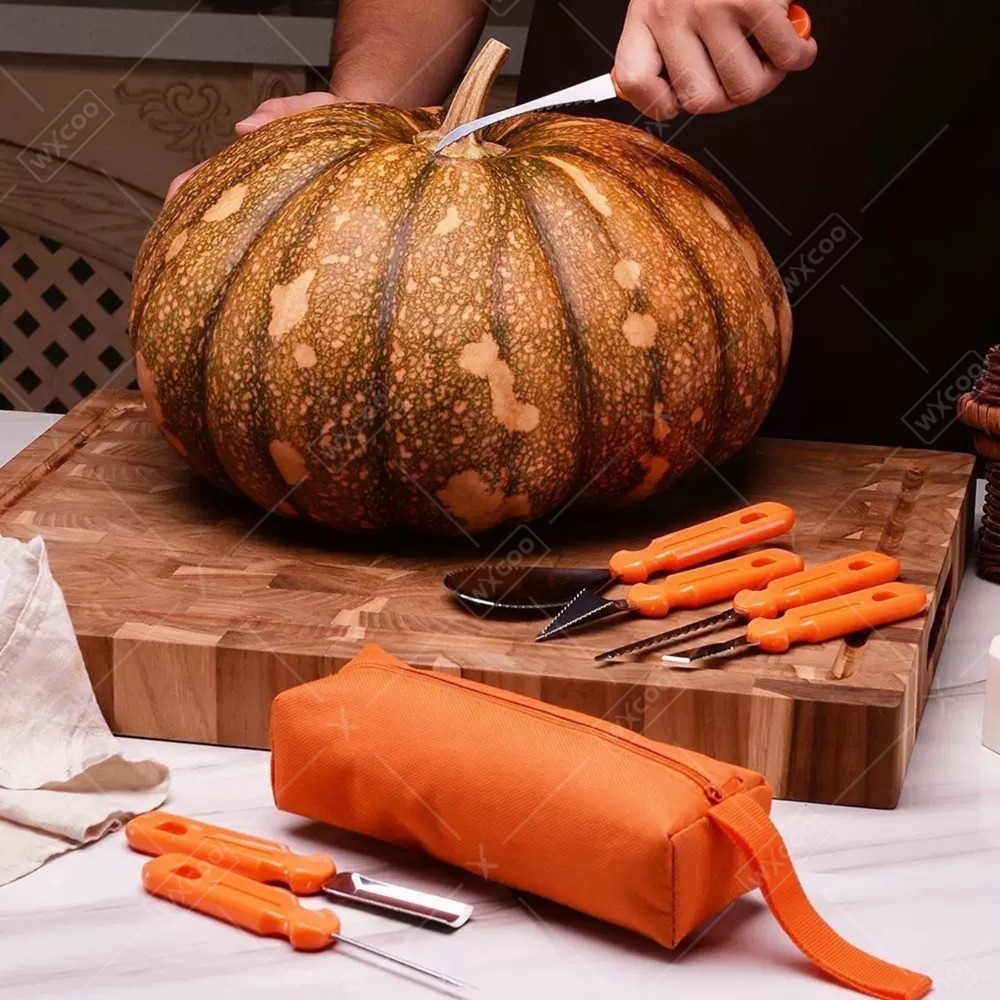 ชุดเครื่องมือแกะสลักฟักทองสำหร - Pumpkin Lantern Halloween บทวิจารณ์และราคา