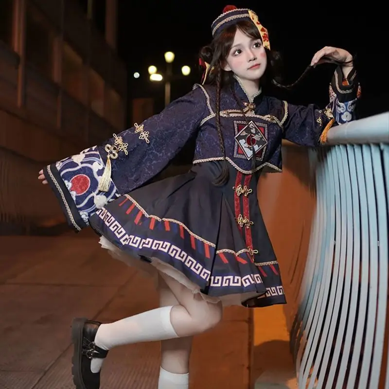 Lolita สไตล์จีนหวานชุดน่ารักอะ - Halloween Costume Kids บทวิจารณ์และราคา