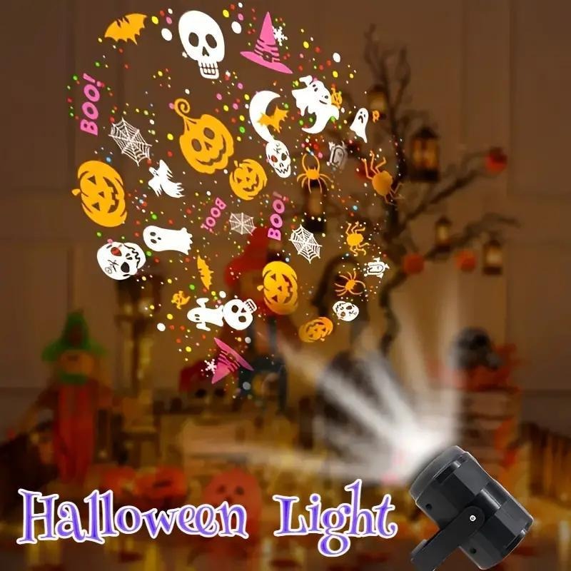 ไฟโปรเจคเตอร์ LED สำหรับฮาโลวี - Halloween Pumpkin Decor Led บทวิจารณ์และราคา