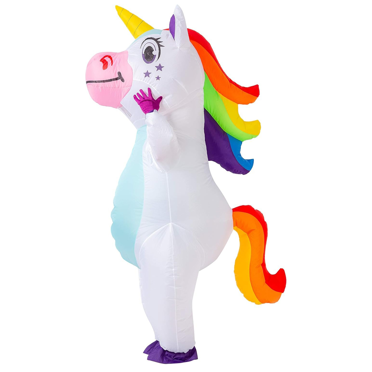 ชุดยูนิคอร์นเป่าลมสำหรับผู้ใหญ - Halloween Costume Adult บทวิจารณ์และราคา