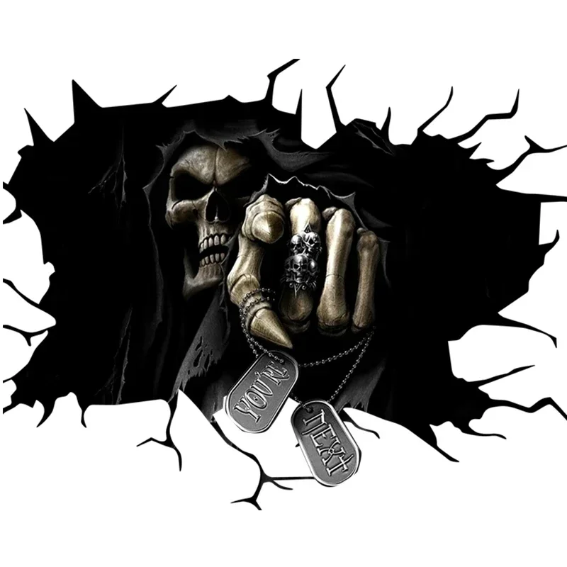 สติกเกอร์ติดรถยนต์ลายโครงกระดู - Halloween Skeleton Decoration บทวิจารณ์และราคา