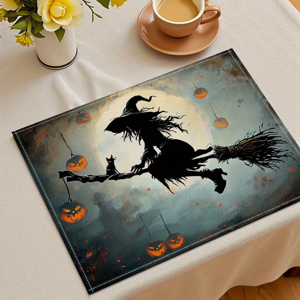 ชุดแผ่นรองจานฮาโลวีนลายแม่มดแล - Pumpkin Lantern Halloween บทวิจารณ์และราคา
