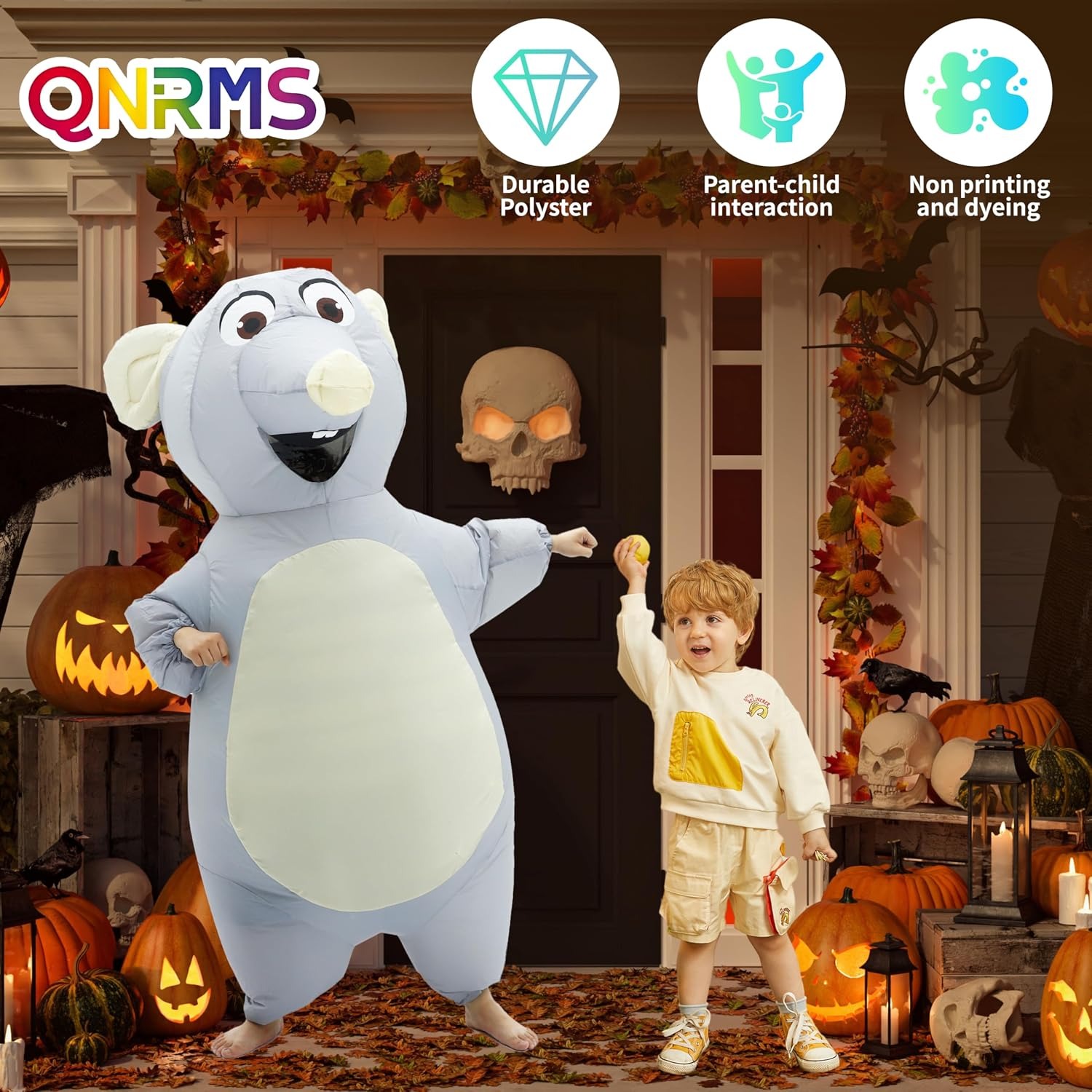 ชุดคอสตูมหนูเป่าลมสำหรับผู้ใหญ - Halloween Costume Adult บทวิจารณ์และราคา