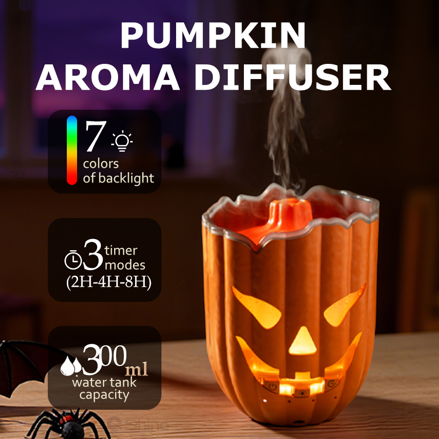 เครื่องเพิ่มความชื้นในอากาศรูป - Halloween Pumpkin Decor Led บทวิจารณ์และราคา