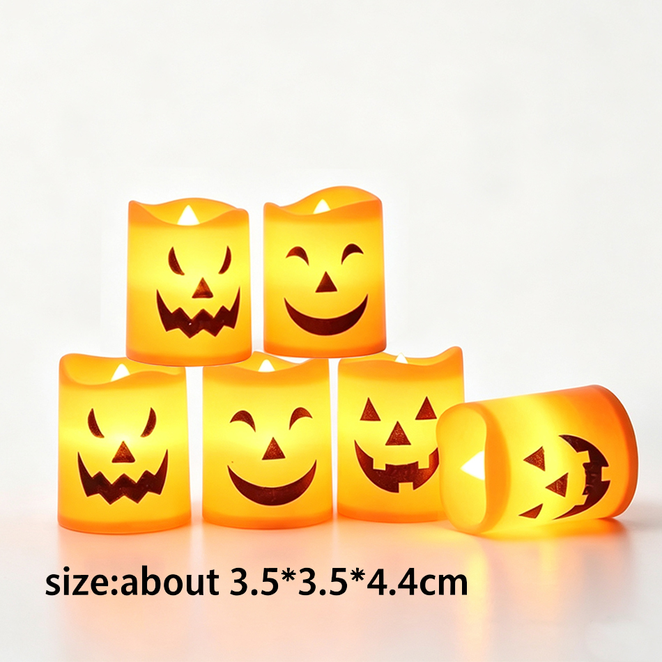 โคมไฟฟักทอง LED แสงวอร์มไลท์ แ - Halloween Pumpkin Decor Led บทวิจารณ์และราคา